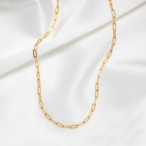 Non-Tarnish Paperclip Chain